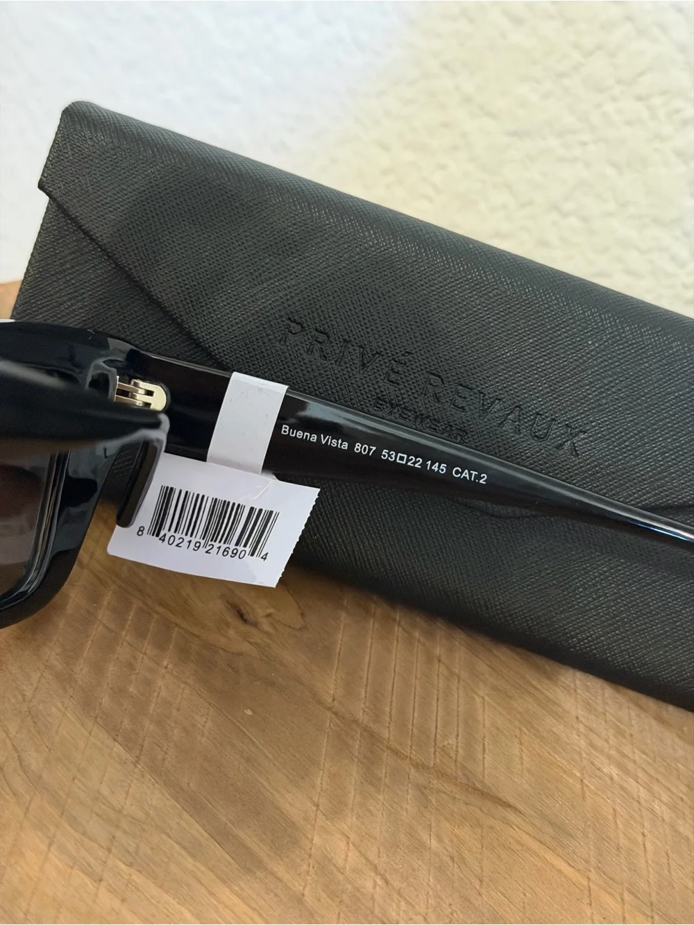 PRIVÉ REVAUX Women’s Black Square Sunglasses with Gradient Lenses